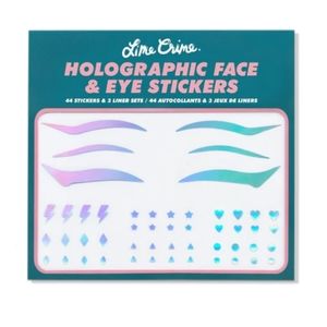 Holographic Eye And Face Stickers! 3 Packs!  Lime Crime. Never Opened